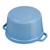 Cast Iron, 5 qt, Round, Dutch Oven Deep, French Blue - Factory Second, small 4