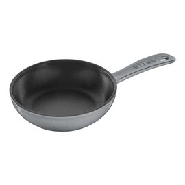 Sartén 16 cm, Hierro fundido, Gris grafito