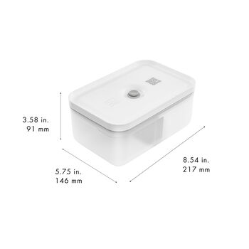 Vakumlu Yemek Taşıma Kabı, L, Plastik, yarı şeffaf-Gri,,large 13