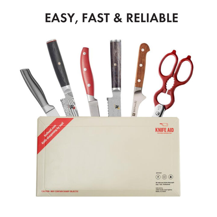 Sharpening Service, Knife Aid Professional Knife Sharpening by Mail, 7 knives, large 3