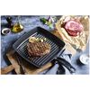 Grill Pans, 30 cm square Cast iron American grill black, small 2