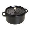 Cast Iron, 3-pc, Cocotte and Fry Pan Set, black matte, small 2