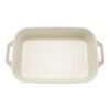 Stoneware, 3-pc, Rectangular Baking Dish Set, light pink, small 10