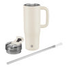 Thermo Plus, Thermo Straw Tumbler, 900 ml, stainless steel, Cream, small 4