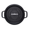 La Cocotte, Cocotte Buster+Punch 24 cm / 3,7 l, Rund, Sort, St&oslash;bejern, small 2