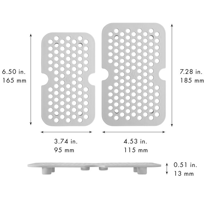 Fresh & Save, Vacuum accessory set drip trays for plastic boxes, M/L / 2-pcs, large 4