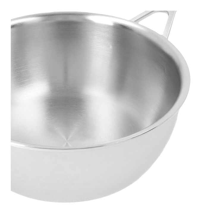 Industry 5, 2 qt Saucier, 18/10 Stainless Steel , large 3