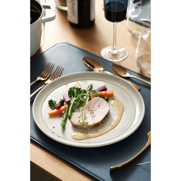 Dining Line, プレート フラット 26 cm, セラミック, カンパーニュ, large 2