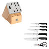 Four Star, 7-pc, Knife block set, natural, small 3