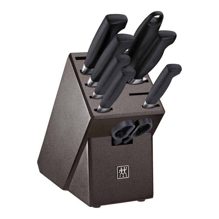 FOUR STAR, 9 Piece, Knife block set, grey, large 1