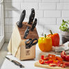 Signature, 7-pc, Knife block set, natural, small 2