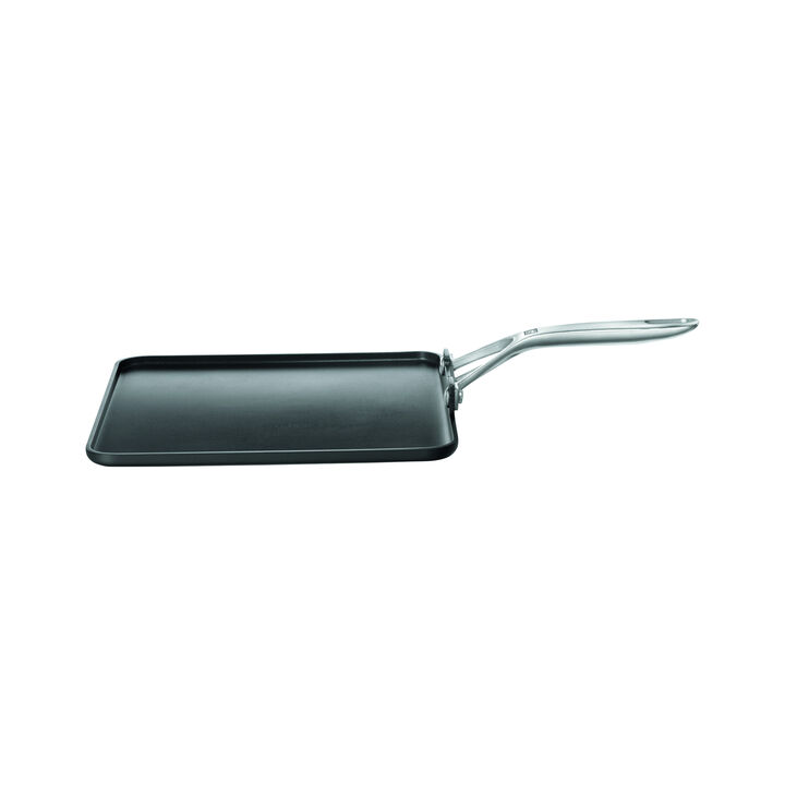 Motion, 28 cm / 11 inch aluminum square Grill pan, black, large 2
