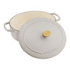 Bellamonte, Cocotte ovale - 23 cm, avorio, small 4