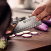 Pro, 7-inch, Hollow Edge Santoku Knife, small 2