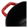 La Cocotte, 5 qt, Essential French Oven with Horse Lid, cherry, small 7