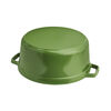 Cast Iron, 5.5 qt, Round, Cocotte, Pistachio, small 4