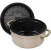 La Cocotte, Cocotte 22 cm / 2,5 l, Rund, Sesam, St&oslash;bejern, small 2