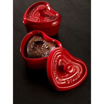 Mini D&ouml;k&uuml;m Tencere | Kiraz | 10 cm | 200 ml | Kalp,,large 3