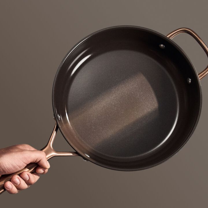 Milano, Caçarola baixa para saltear com tampa de vidro 28 cm, Alumínio, large 3