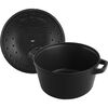La Cocotte, Set de casseroles Noir mat, 2-pces, small 5