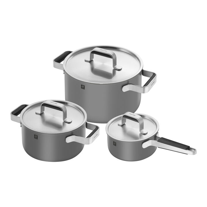 Pure, Cookware set, 6 Piece, 18/10 Stainless Steel, large 1
