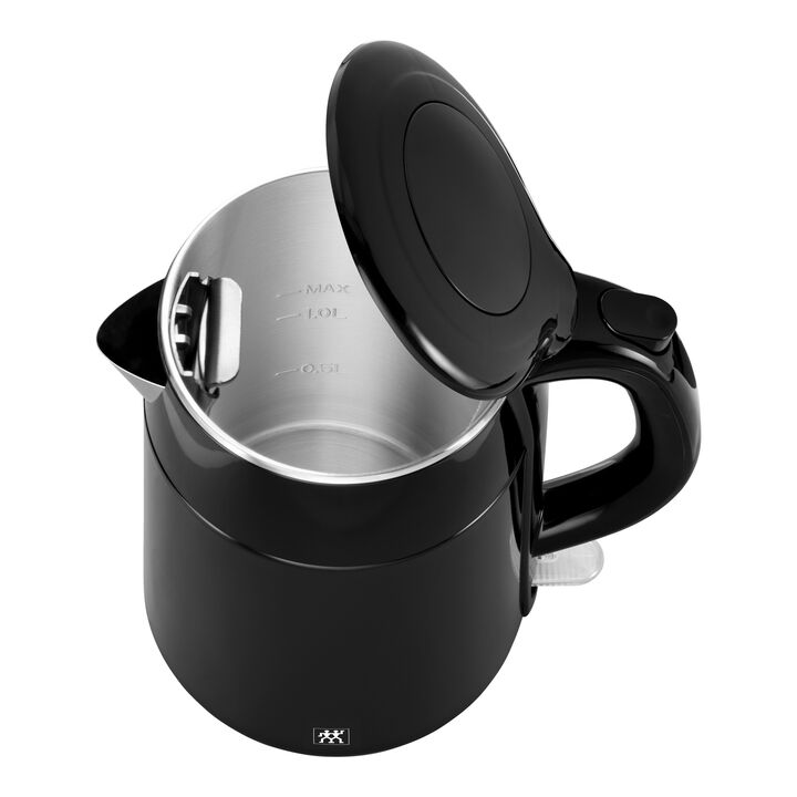 Elektrisk vattenkittel, 1,25 l, Svart, large 2