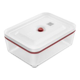 Contenitore sottovuoto per il frigo, vetro, rosso