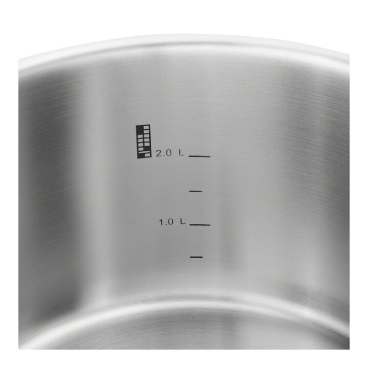 Vitality, 5-pcs 18/10 Stainless Steel Pot set silver, large 3