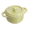 Ceramique, 6 Piece ceramic Cocotte set macaron, mixed Colours, small 11