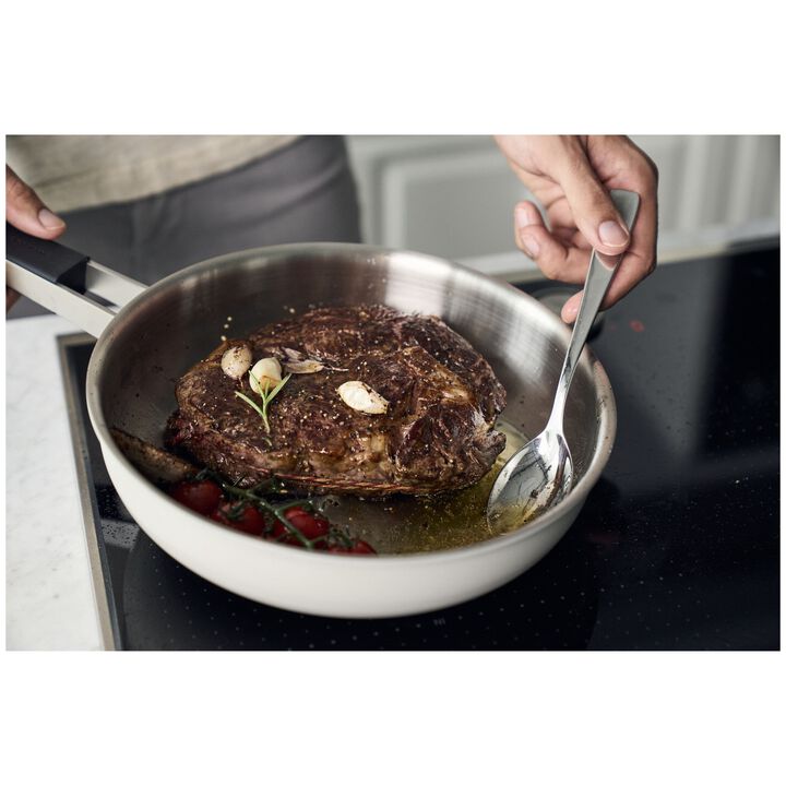Pure, 9.5-inch, 18/10 Stainless Steel, Frying Pan, large 4