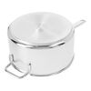 Apollo 7, Stieltopf ohne Deckel 22 cm, 18/10 Edelstahl, Silber, small 4