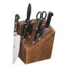 Pro, 12-pc, Knife block set, brown, small 10