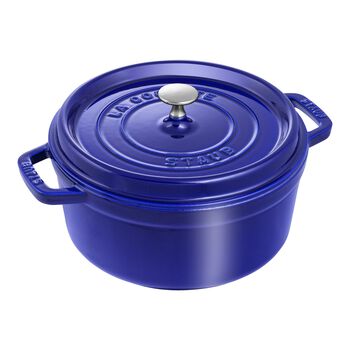 D&ouml;k&uuml;m Tencere | Koyu Mavi | 24 cm | 3,7 l | yuvarlak,,large 1