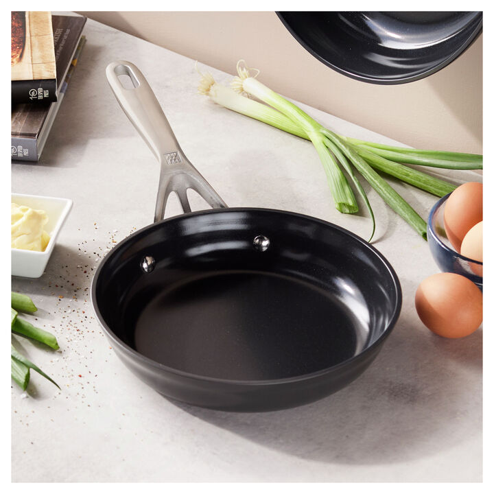 Motion Ceramic, 8-inch, Hard Anodized Fry Pan Ceramic Coating, large 2