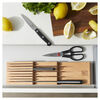 Storage, Beechwood, In-drawer Knife Organizer, small 2
