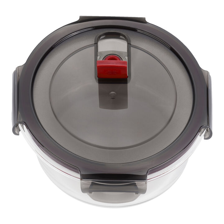 Gusto, 600 ml borosilicate glass Round Storage Jar, large 3