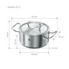 TWIN Classic, Bratentopf 20 cm, 18/10 Edelstahl, small 4
