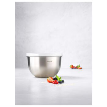 Vacuum bowl M / 18 cm, paslanmaz &ccedil;elik, Metalik Gri,,large 7