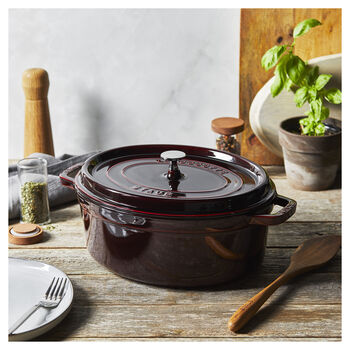 D&ouml;k&uuml;m Tencere | Bordo | 31 cm | 5,5 l | oval,,large 2