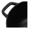 La Cocotte, 5 qt, Essential French Oven with Horse Lid, black matte, small 7
