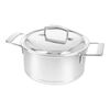 Silver 7, Kookpan met dubbelwandig deksel 22 cm / 4 l, small 2