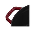 La Cocotte, Cocotte 24 cm / 3,7 l, Rund, Bordeaux, St&oslash;bejern, small 2