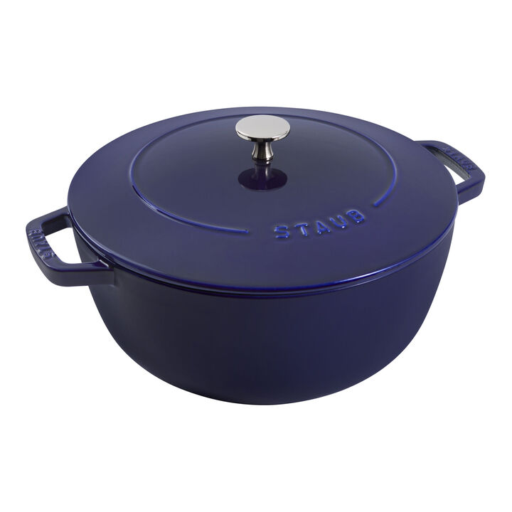 Cast Iron, 5 qt, Essential French Oven, dark blue, large 1