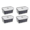 Fresh & Save, S / 4-pc, Vacuum Box Set, Glass, Grey, small 1