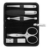 PREMIUM, Zip fastener case, 5 Piece, yak leather, small 1