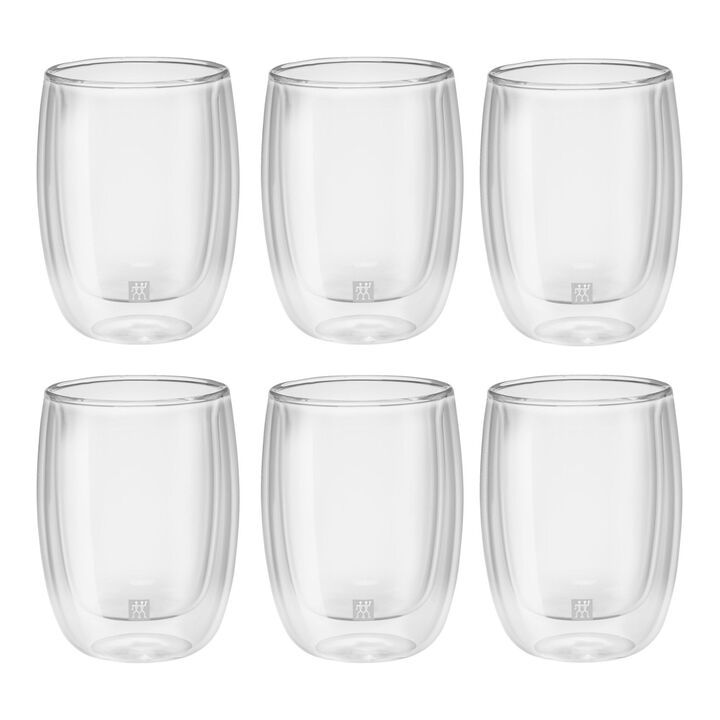 Sorrento, dubbelwandig koffieglazen set, 6-delig, large 1