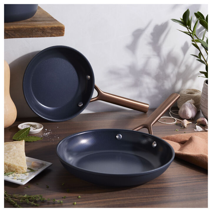 Milano, 2-pc, Frying Pan Set Ceramic Nonstick Titanium, large 2