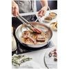 Industry 5, 28 cm 18/10 Stainless Steel Frying pan with glass lid silver, small 5