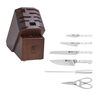 Pro le blanc, 7-pc, Block Set with Acacia Block, acacia, small 3