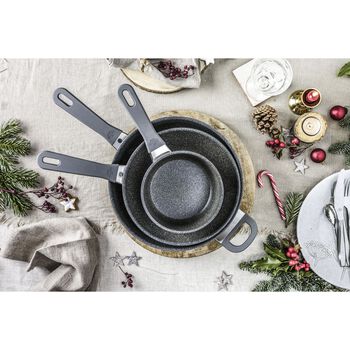 Wok Tava | Al&uuml;minyum | Siyah | 30 cm,,large 5